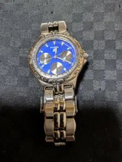 FOSSILメンズクォーツブルー現状中古品