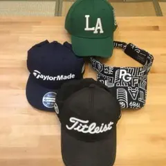 ゴルフキャップ4点です