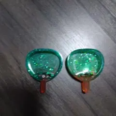 レジン　ヲタ活　うちわ　緑