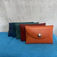 新品、作りたてのイヤホン、コイン、名詞入れ、小物ケース（本革、1点1300円）