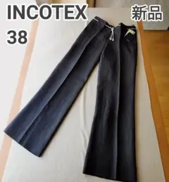 インコテックス リネンパンツ38グレー Deuxieme Classe
