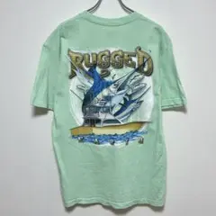 フィッシング　カジキUS古着デザイン・雰囲気・柄 ◎グッドプリントTee