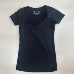 THREADS 4 THOUGHT ブラック Vネック Tシャツ XS