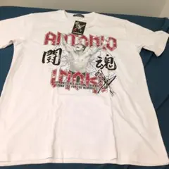 アントニオ猪木 Tシャツ Lサイズ ホワイト 新品タグ付き