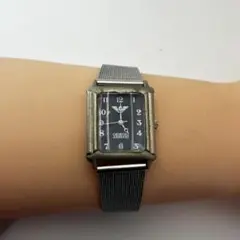 Giorgio Armani アナログ腕時計 ブラック文字盤　稼働品ヴィンテージ