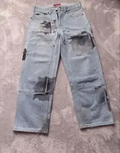 2025年最新】Supreme Nate Lowman Double Knee Painter Pantの