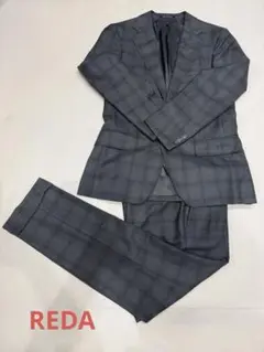 ☆美品☆REDA グリーンレーベルリラクシング スーツ　チェック 46