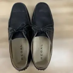 122 REGAL シューズ/24cm/BLK/レザー