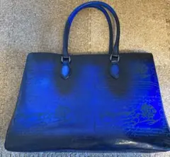 木村工房　kimura handmade ビジネスバッグ トート 青色ロゴ入り