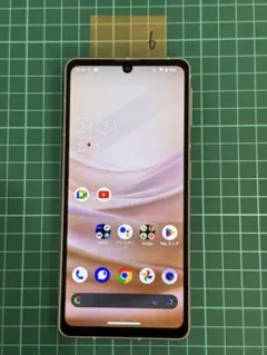 【6】AQUOS sense7 中古 SHG10 ライトカッパー　外装美品
