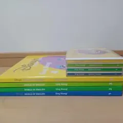 ディズニー英語教材CD4枚+本4冊セット販売