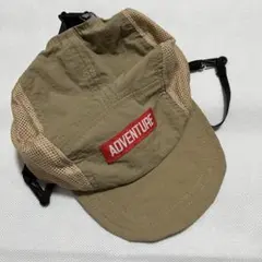 【美品】ADVENTURE キャップ ベージュ XS
