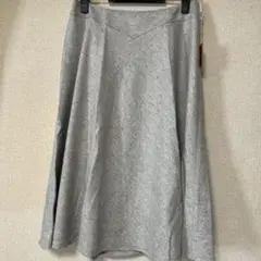 211【SCAPA】フレアスカート グレー 未使用
