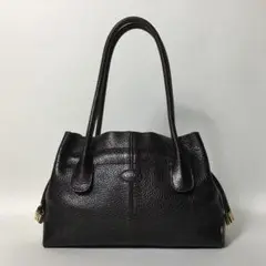 2506-336｜美品｜トッズ ハンドバッグ レザー ダークブラウン