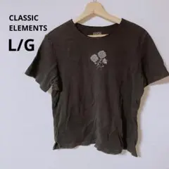 CLASSIC ELEMENTS 黒 半袖Tシャツ L/G