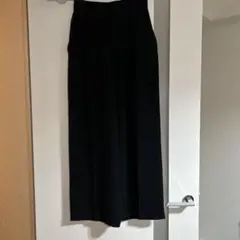 UNIQLO ワイドパンツ　ガウチョパンツ　黒