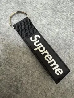 Supreme Webbing Keychain キーホルダー 新品 黒