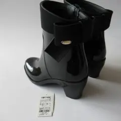 トッカ未使用ブラック レインブーツ サイズＭ-23cm相当 No.2 トッカ未使用ブラック レインブーツ サイズM-23cm相当 No.2