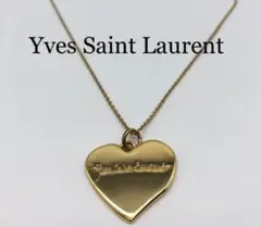 イヴサンローラン YSL ネックレス ゴールド レディース ハート ブランド