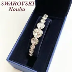 SWAROVSKI✨️ Nouba ハート バングル Mサイズ