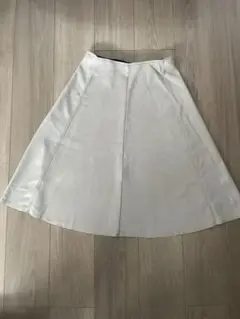 スカート　スエード　秋冬　フレア