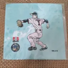 ヤクルトスワローズ　あだち充 コラボ ハイブリッドハンドタオル　上杉達也