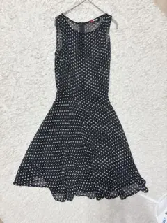 新品　未使用　Sinéquanone シネカノン　シアーワンピース　ドット柄