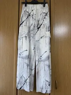 未使用品★ DES PRÉS★アブストラクトウォールプリント カーゴパンツ