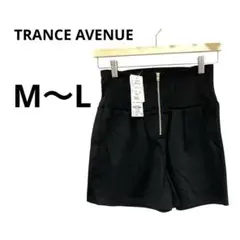 新品　TRANCE AVENUE トランスアベニュー　黒　ショートパンツ　M〜L
