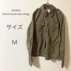 アヴィレックス AVIREX LTD コラボ ミリタリーシャツ Mサイズ