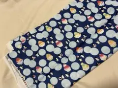 KOKKA trefle Wガーゼ 生地　カットクロス　ペンギン　かき氷　50㎝