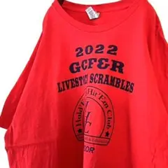 ギルダン GCFER Tシャツ XL レッド 赤 古着