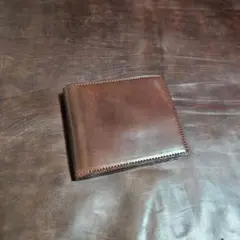 二つ折り小銭入れ付き財布　ホーウィン