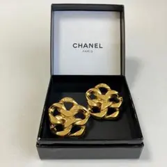 【オールドCHANEL】シャネル ココマーク 23 イヤリング ゴールド