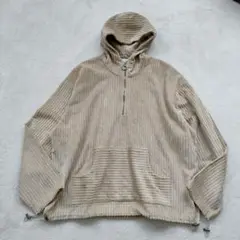 美品✨ ドロールドムッシュ パーカー コーデュロイ エルボパッチ L ベージュ