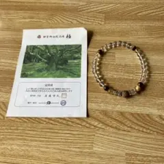 cocoro堂 天然800年前の杉の木で作ったブレスレットです￼