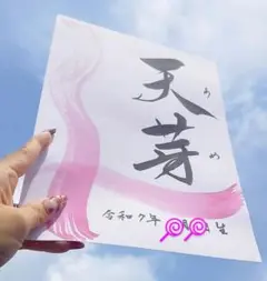 命名オーダー 命名 A4サイズ