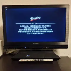 MITSUBISHI REAL ブルーレイプレーヤー　LCD-22BLR500 MITSUBISHI REAL ブルーレイプレーヤー LCD-22BLR500 MITSUBISHI