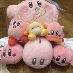 星のカービィ　羊毛フェルト風　フェイスマスコット　ハッピーセット