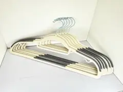 アイボリー スリムデザインハンガー 6本セット