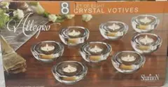 Shannon Crystal Votive Candle Holders 4個