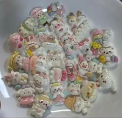 21、デコパーツ 手作り パーツ 1セット30枚