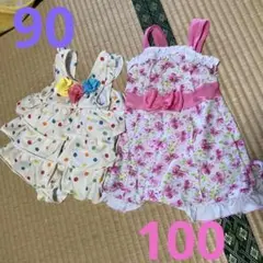 女の子水着セット90 & 100⭐︎