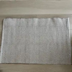 【新品・未使用】無印良品 MUJI 平織りマット 玄関 キッチン