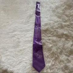美品 パープル ネクタイ メンズ