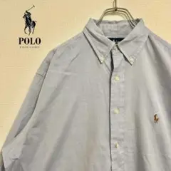 ◎Ralph Lauren メンズ　長袖ボタンダウンシャツ　L D3X4