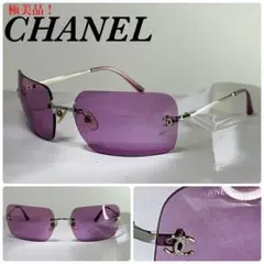 (極美品!)CHANEL シャネル ココマーク 縁なし 4017 サングラス