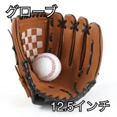 グローブ 野球 ソフトボール キャッチボール 練習 初心者 12.5インチ