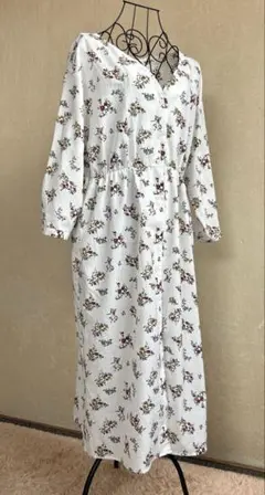 【早い者勝ち】oneway♡花柄Vネックロングワンピース 羽織り