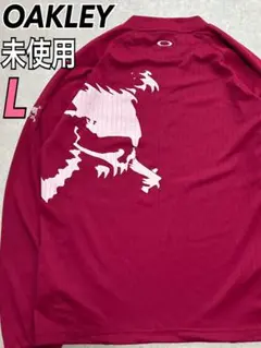 未使用 Oakley シャツ ロンT ビッグロゴ L モックネック L/S